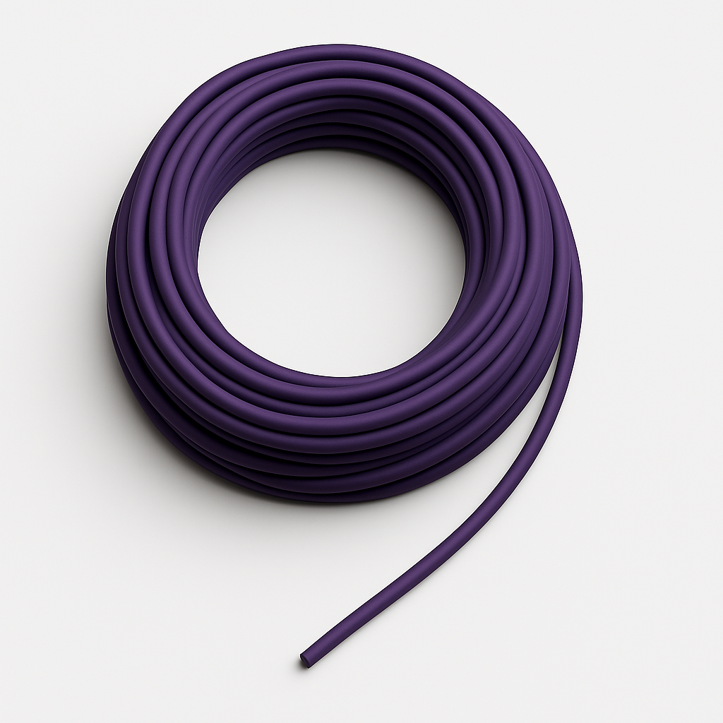 The AVO™ No-Pull Premium Dog Leash - Handmade Biothane® & Brass | Training Lead | Patent Pending (Amethyst)